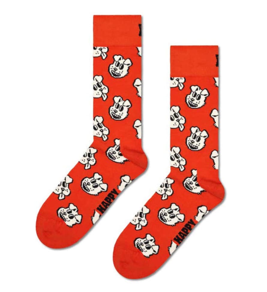 Happy Socks  Orange Doggo Socks