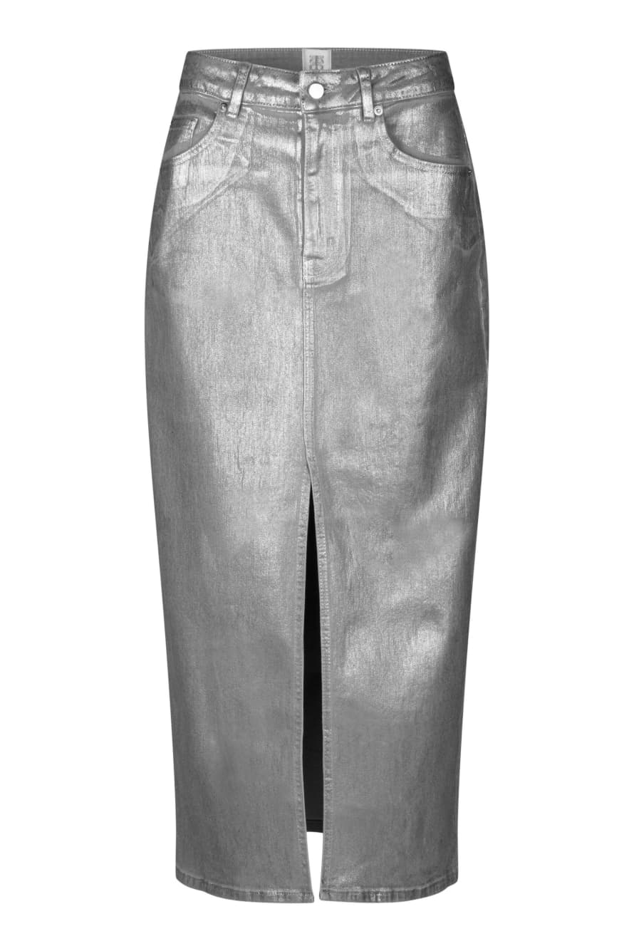 Second Female Aspect Maxi Skirt | Silver