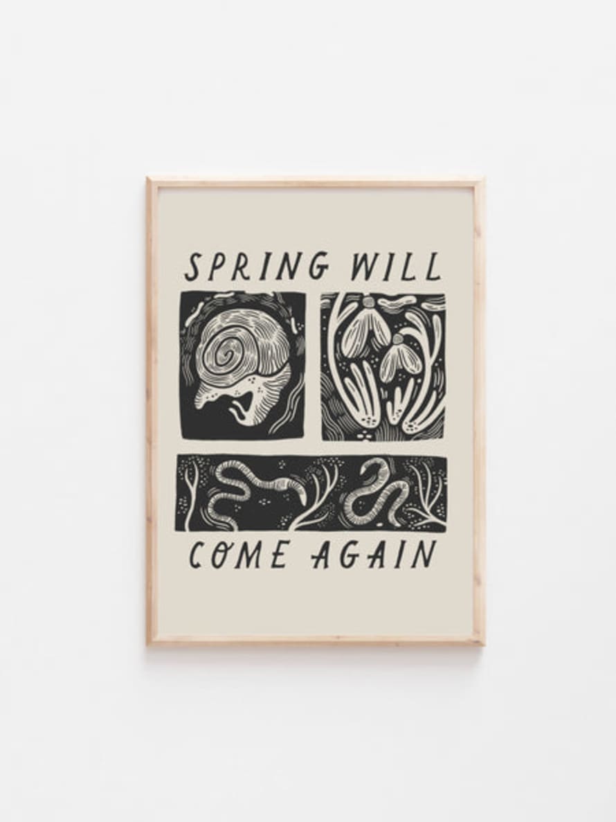 Lauren Marina 'spring Will Come Again' Seasons Art Print
