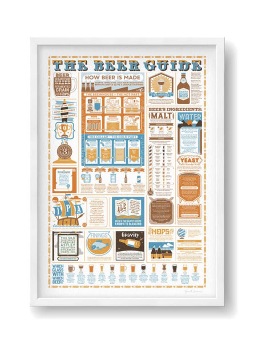 Stuart Gardiner Design The Beer Guide Print