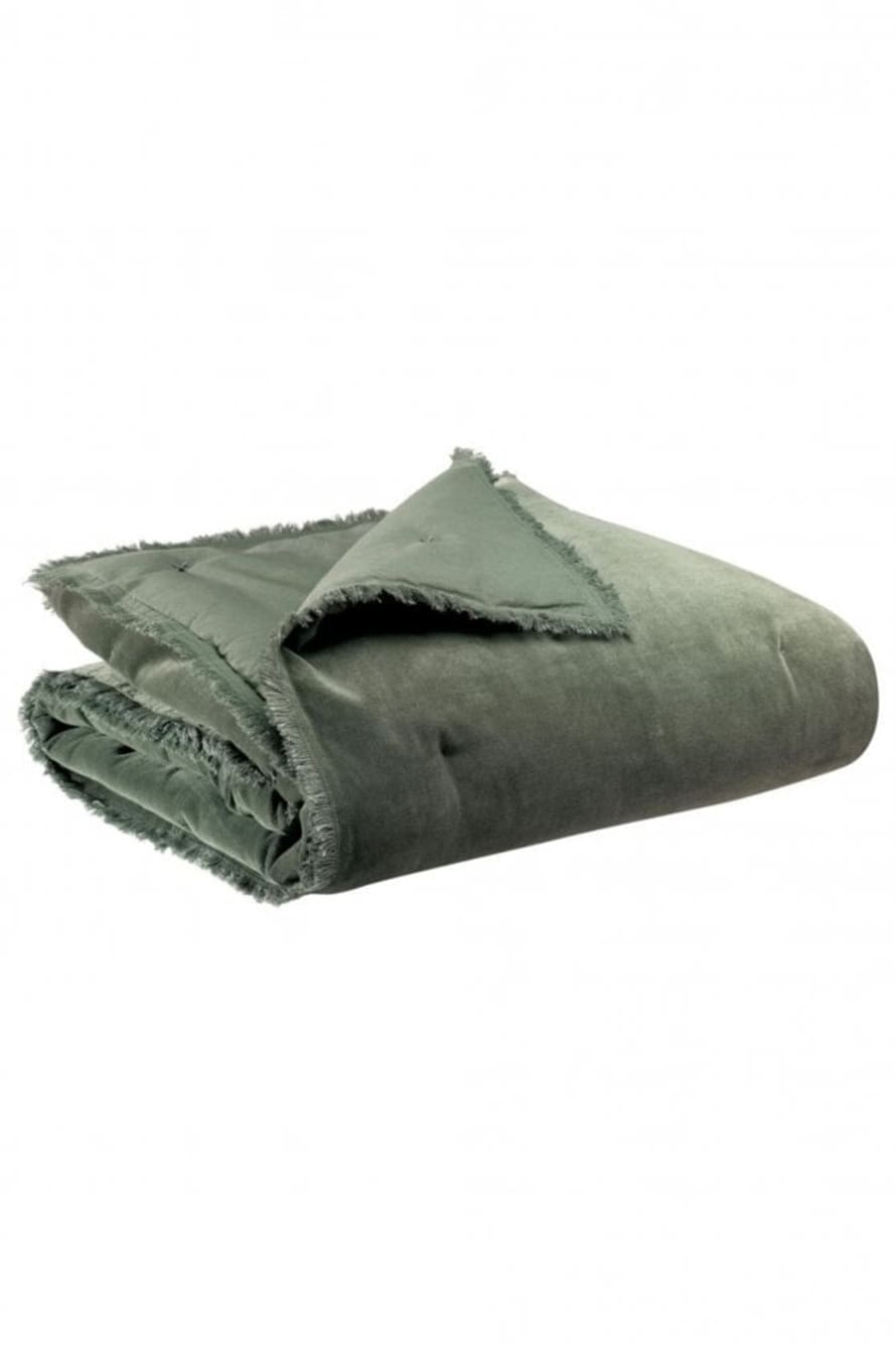 Vivaraise Fara Stonewashed Bed Cover In Thym