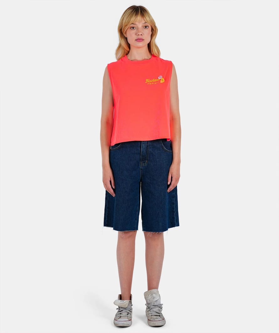 newtone Since Dyer Neon Orange T Shirt