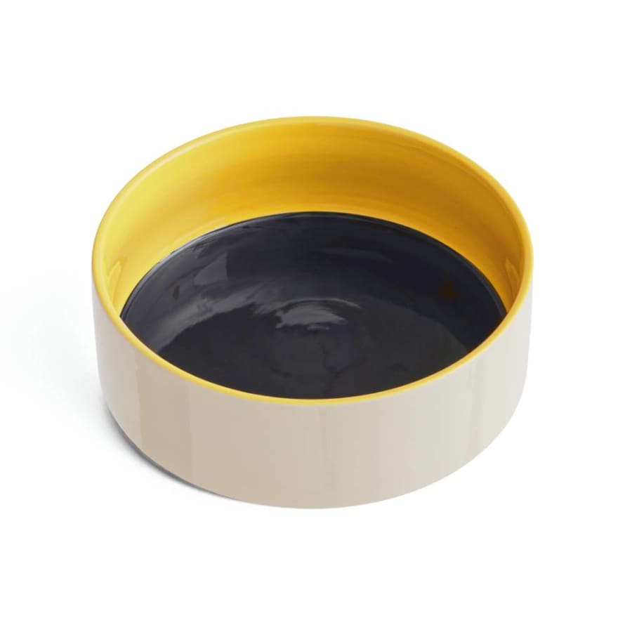 HAY Dogs Bowl Large Blue - Yellow