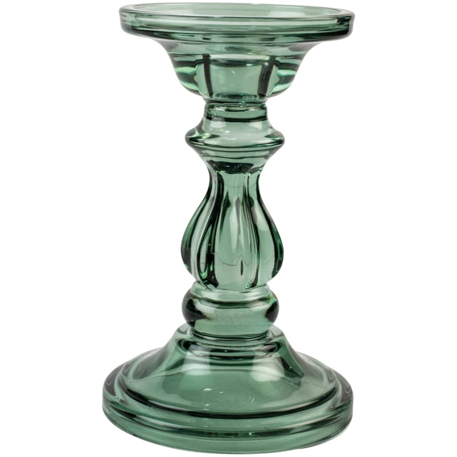 Grand Illusions Glass Candle Holder Sea-Glass