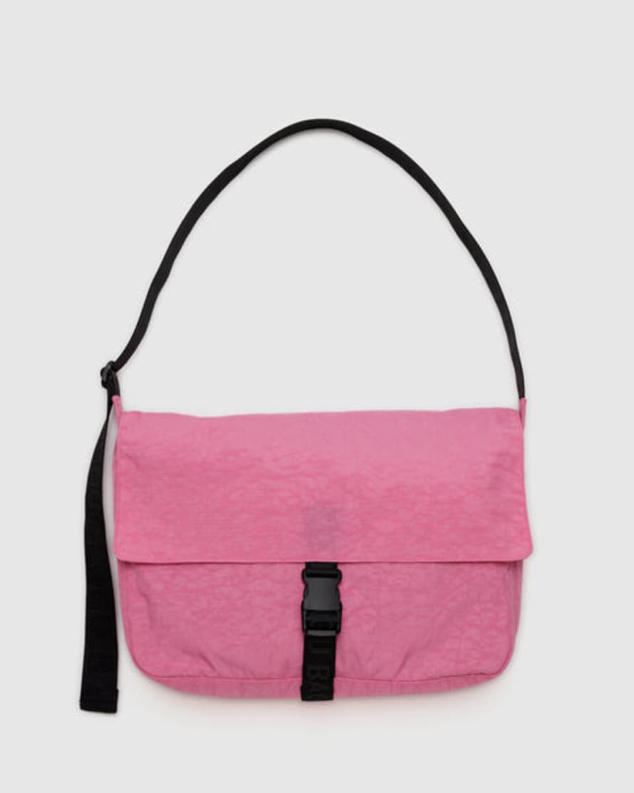 Baggu Nylon Messenger Bag - Azalea Pink