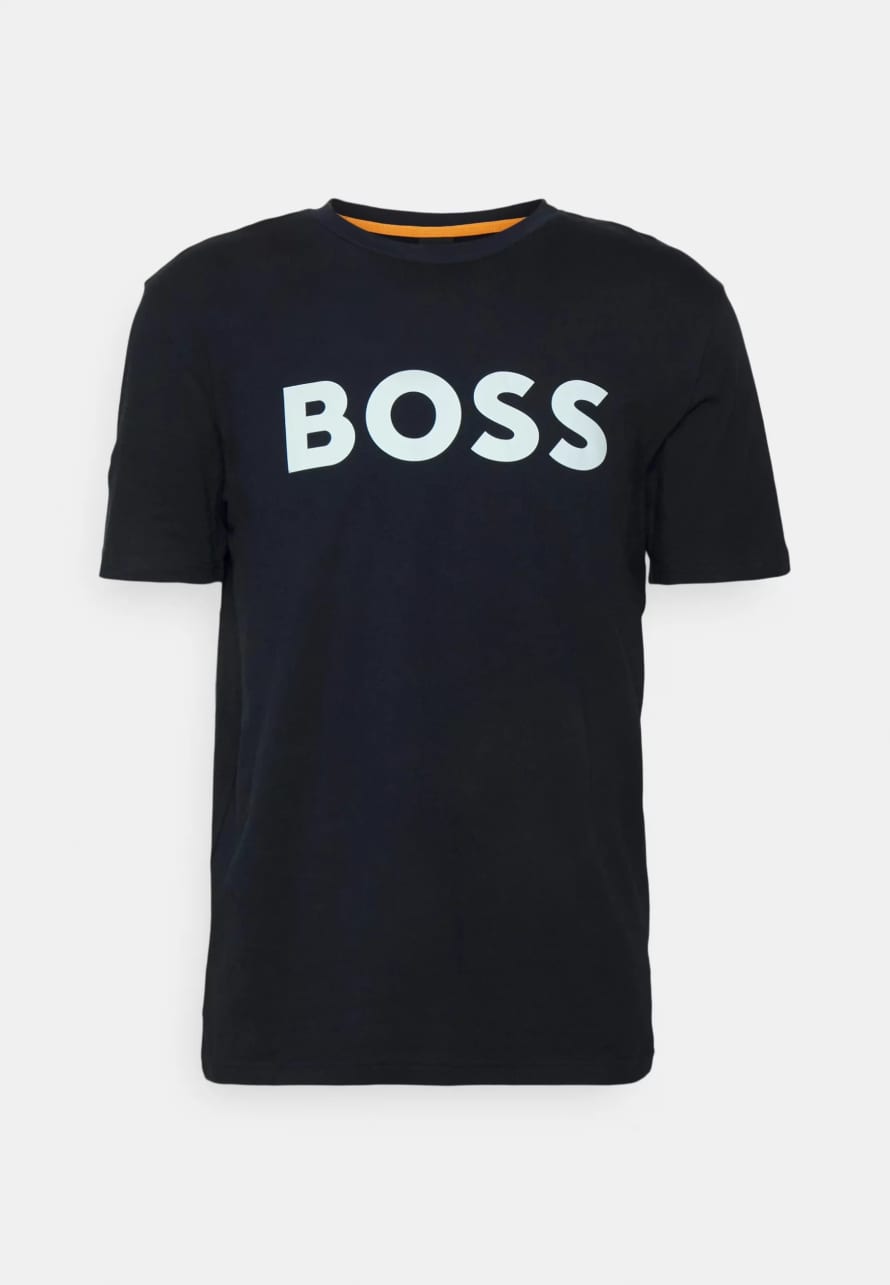 Boss Dark Navy Thinking 1 Logo T Shirt