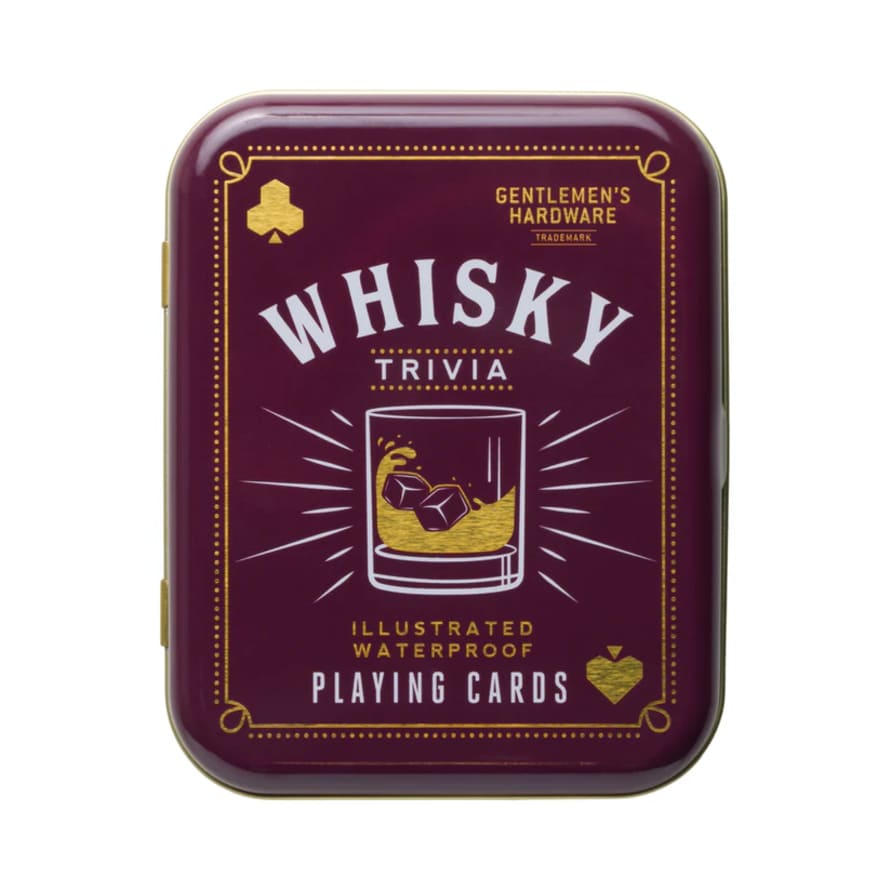 Gentlemen's Hardware Whisky Playing Cards