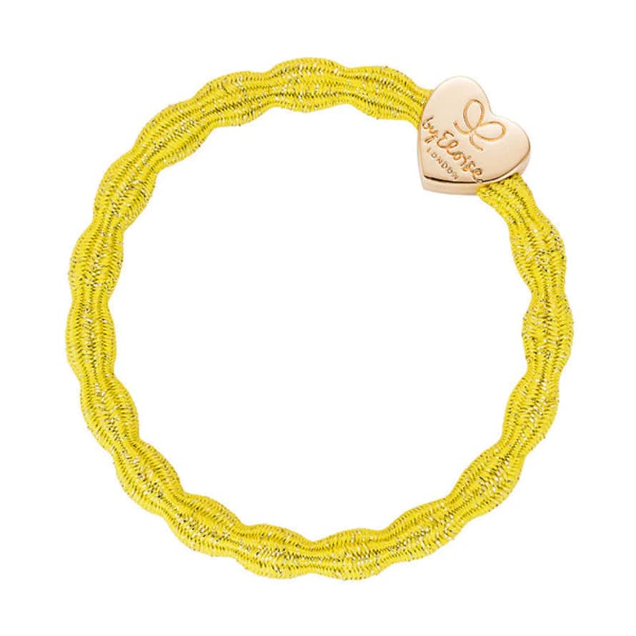 Mishky Jewellery Gold Heart - Metallic Sunshine Yellow