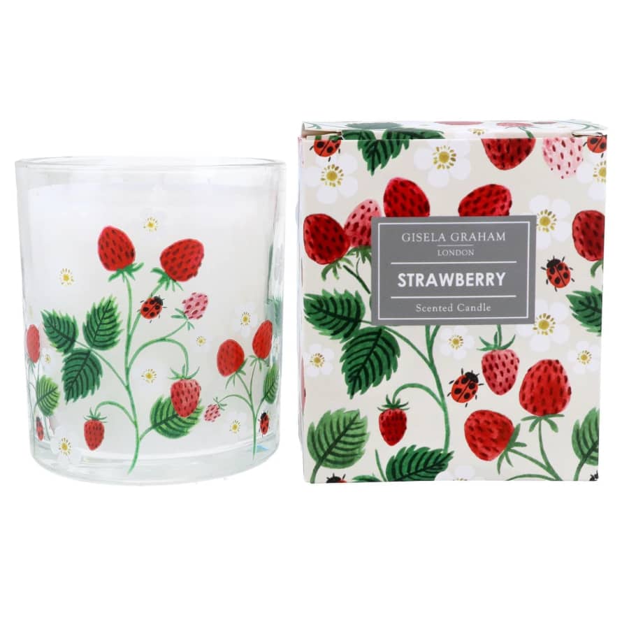 Gisela Graham Strawberries Scented Candle