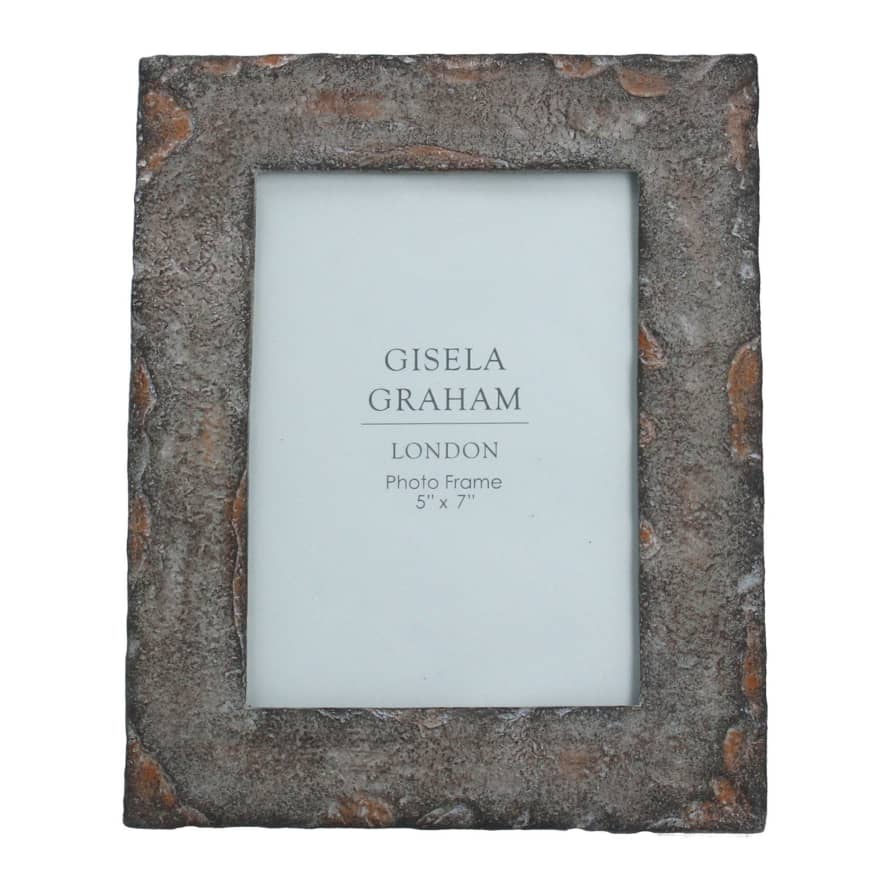 Gisela Graham 5 x 7inch Rock Resin Picture Frame