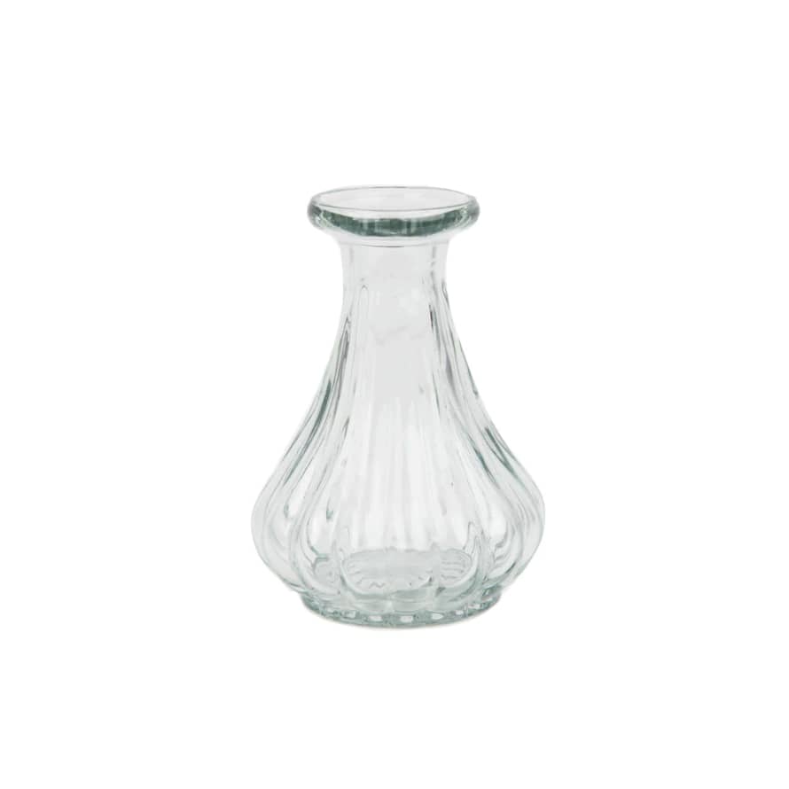 Talking Tables Small Clear Recycled Glass Bud Vase