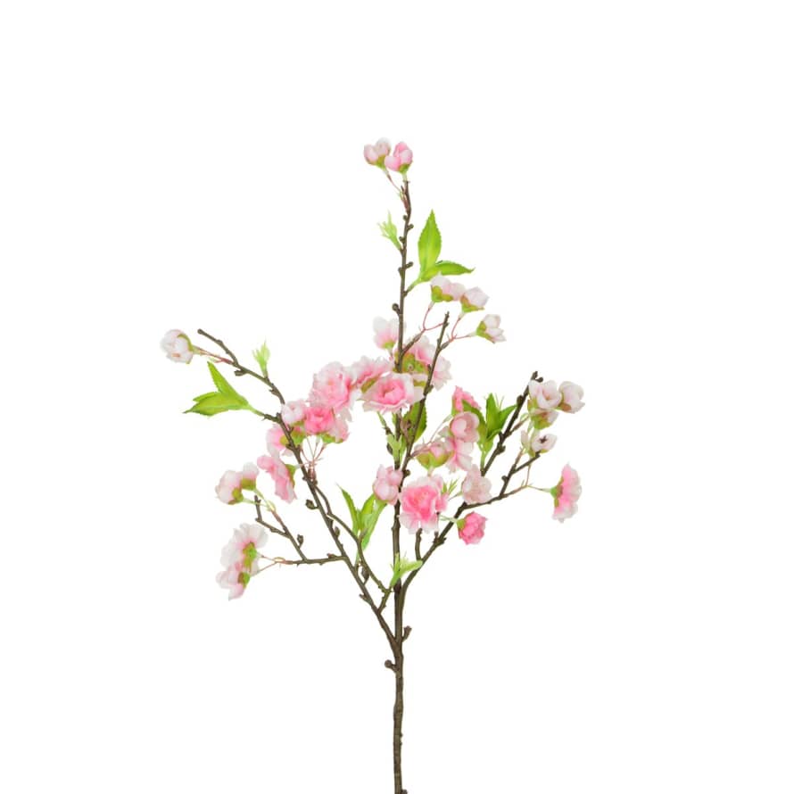Cornucopia Worcester 48cm Dark Pink Fuji Cherry Blossom Faux Spray