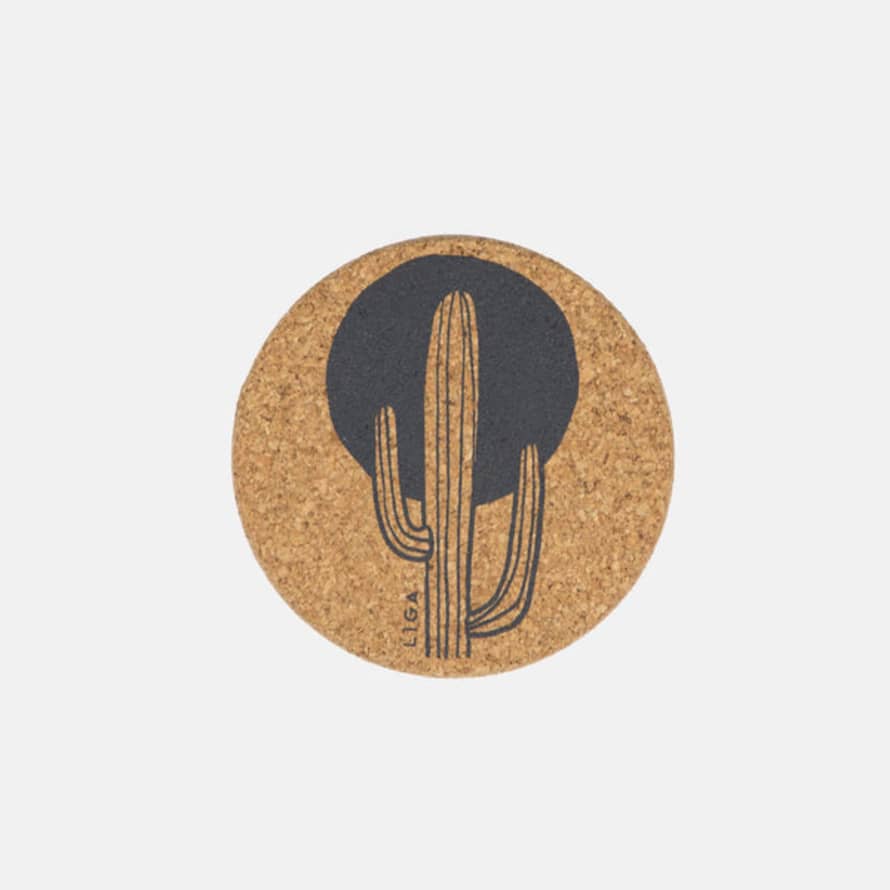 LIGA Cork Coasters | Cactus