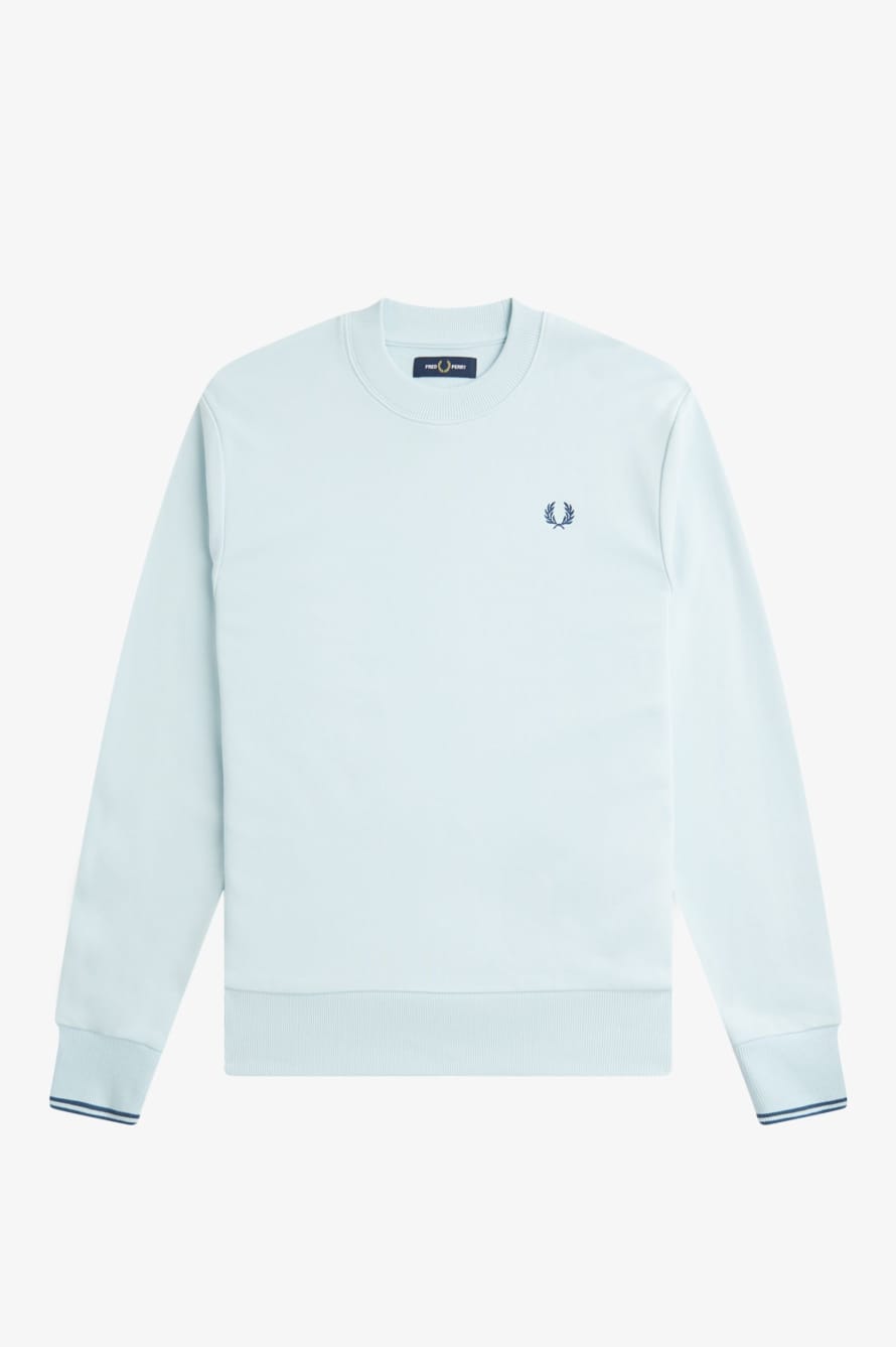 Fred Perry Fred Perry M7535 Sweatshirt Light Ice Blue