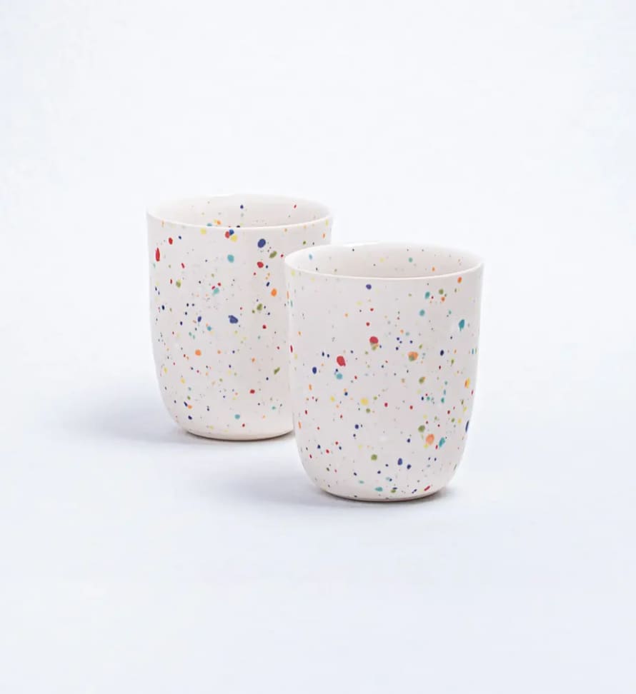 Egg Back Home 'New Edition' Confetti Handmade Medium Cup