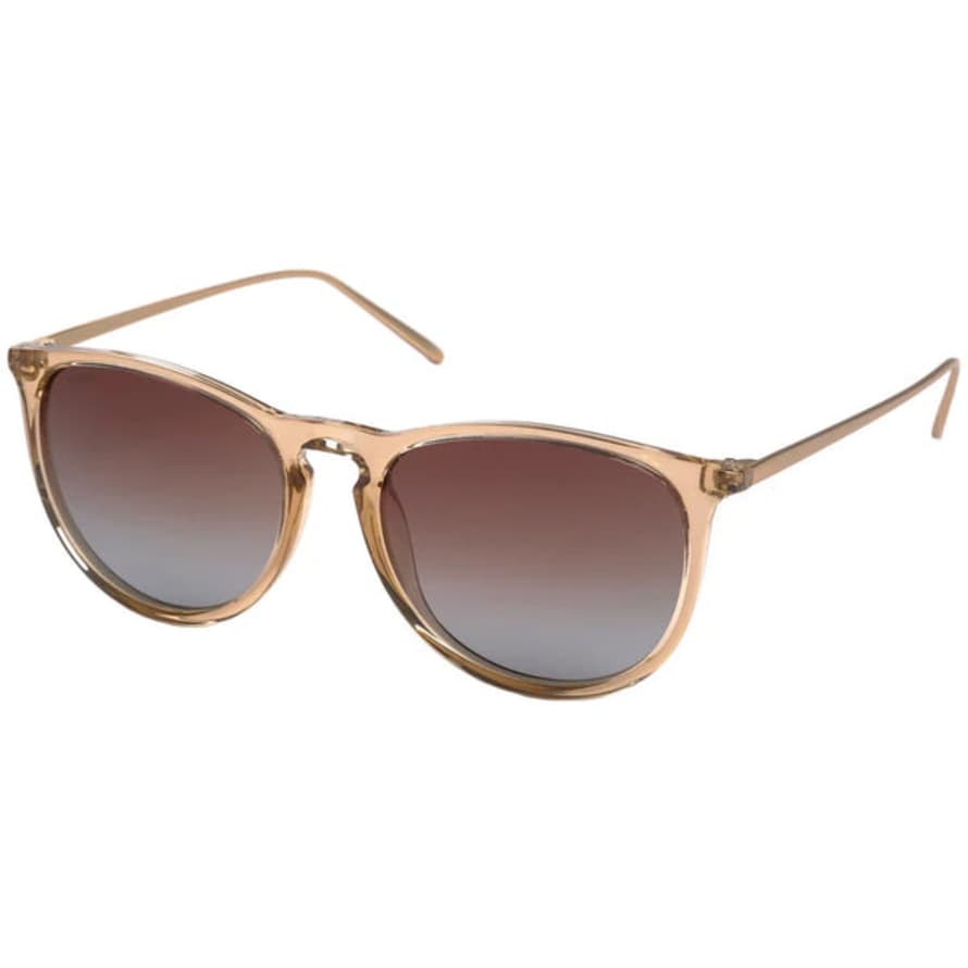 Pilgrim Vanille Sunglasses - Light Brown/Gold