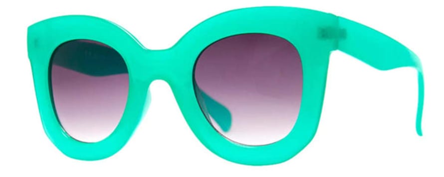 AJ MORGAN Rave On Turquoise Sunglasses