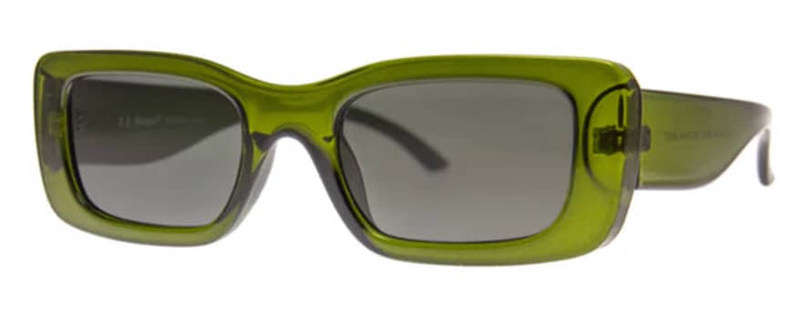 AJ MORGAN Cinematic Green Sunglasses