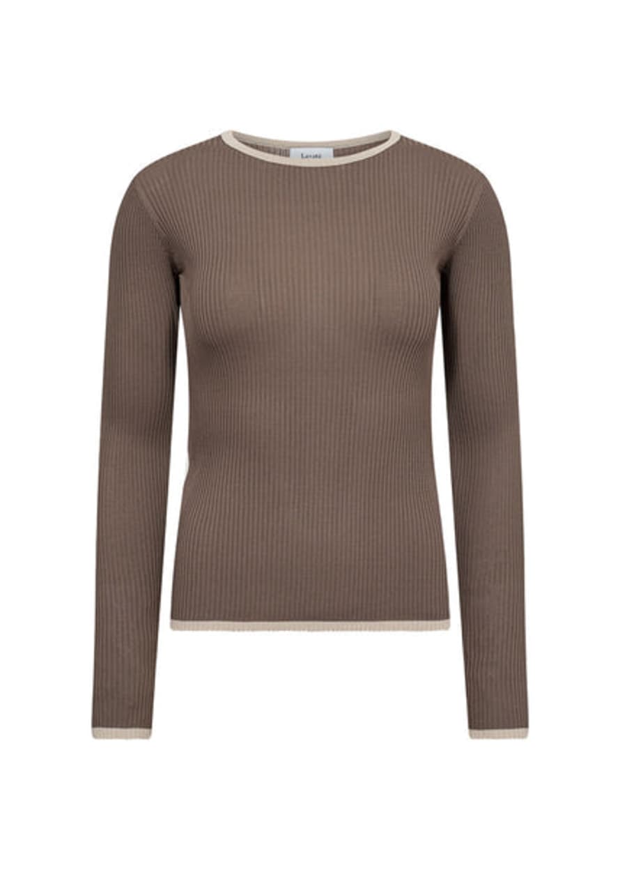 Levete Room Nona Long-sleeved Top - Brown