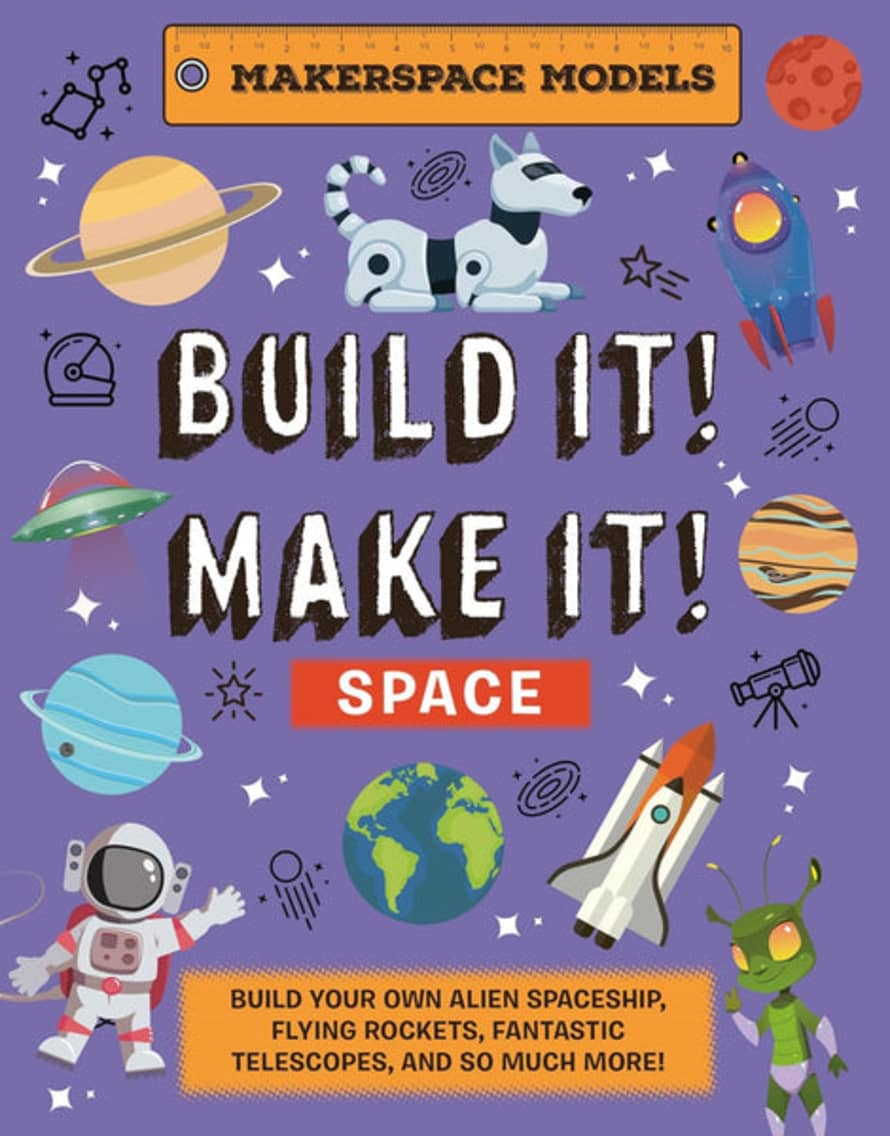 Beldi Maison Build It! Make It! Space! Build Your Own Alien Spaceship, Flying Rocket, Asteroid Sling Shot - Over 25 Awesome Models To Make (7 Years +)