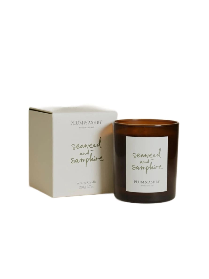 Plum & Ashby  220g Seaweed and Samphire Scented Candle 