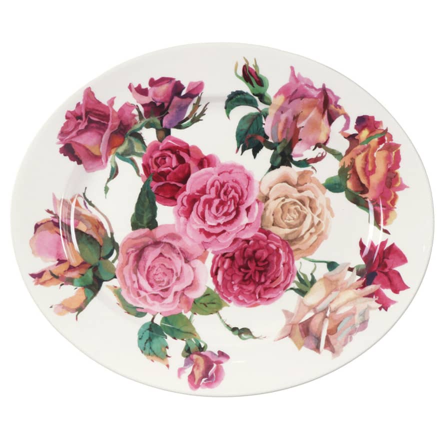 Emma Bridgewater 36cm Oval Roses All My Life Printed Platter