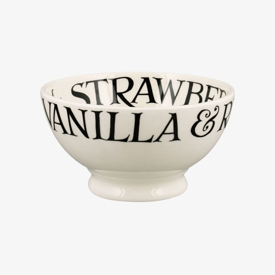 Emma Bridgewater 270ml Black Toast Strawberries and Cream French Bowl