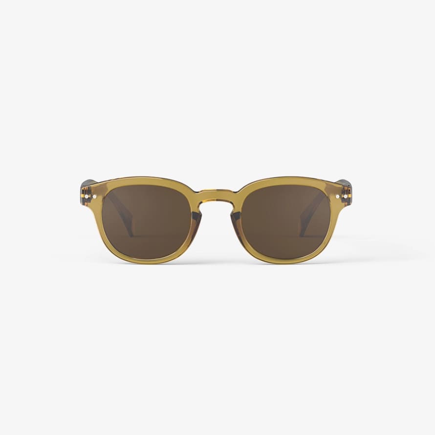 IZIPIZI Sunglasses  - #C Golden Green