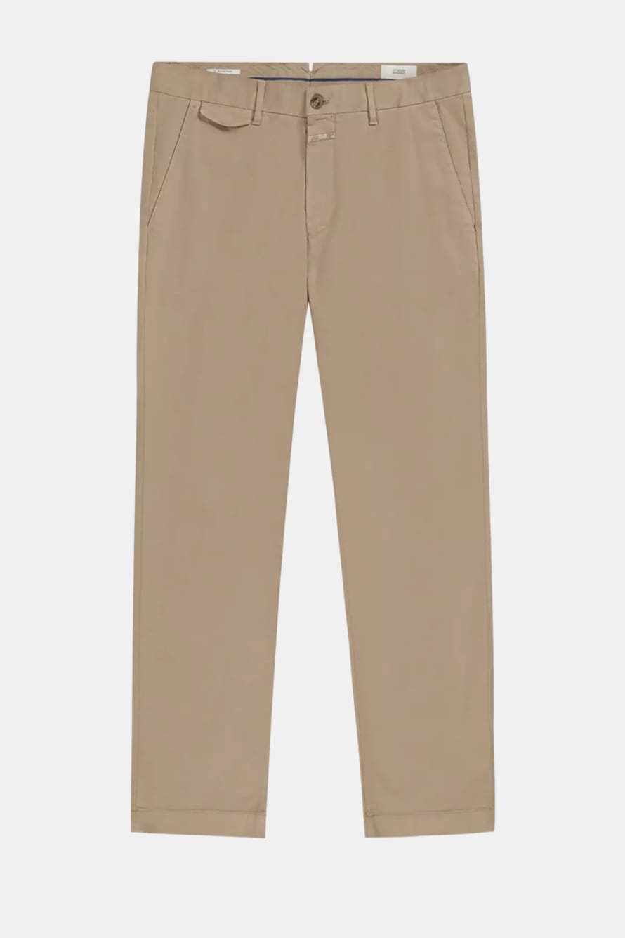 CLOSED Closed - Pantalon Atelier Tapered - Coton - Beige African Sand