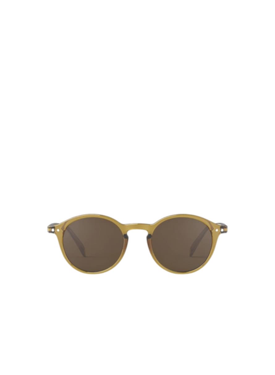 IZIPIZI #d Sunglasses In Golden Green From