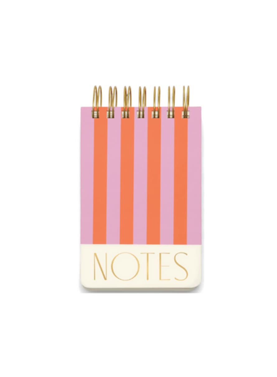 Designworks Ink Twin Wire Notepad In Stripes From