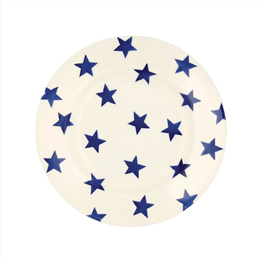 Emma Bridgewater 21.9cm Blue Star Printed Plate