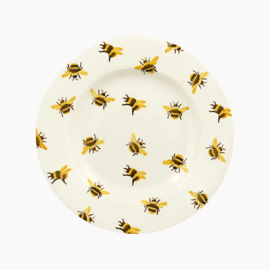 Emma Bridgewater 8 1/2" Bumblebees Printed Plate