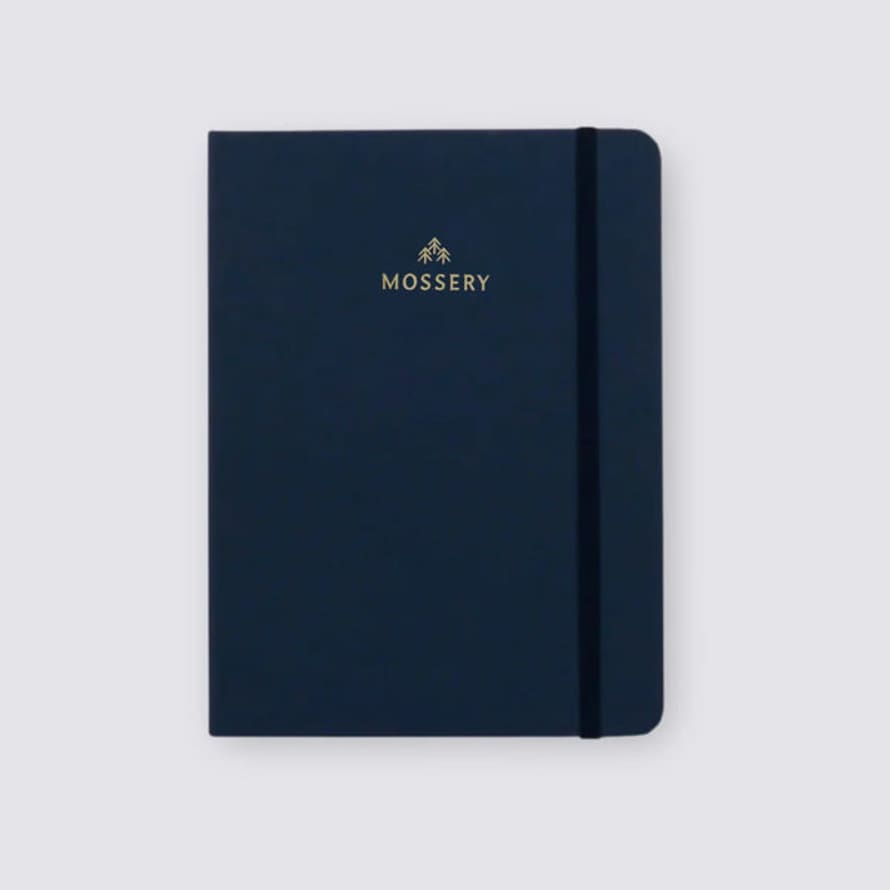  Mossery Refillable Wirebound Sketchbook - Plain Navy