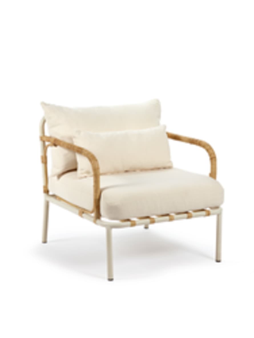 12 Rene Barba Lounge Chair White & White