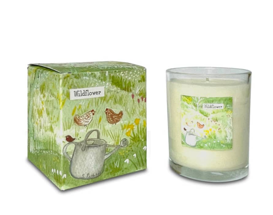 Heaven Scent 's Wildflowers 20cl Illustrated Candle