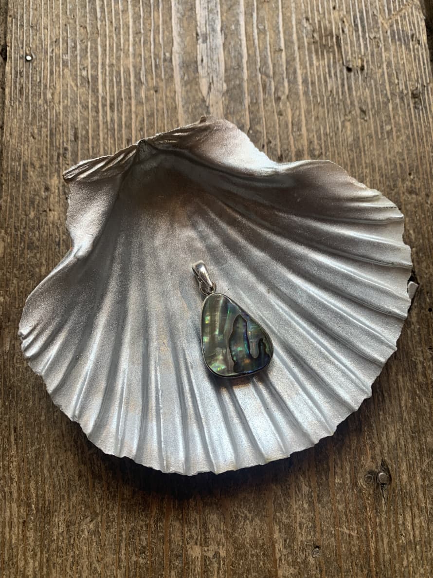 Siren Silver Abalone Shell Pendant 