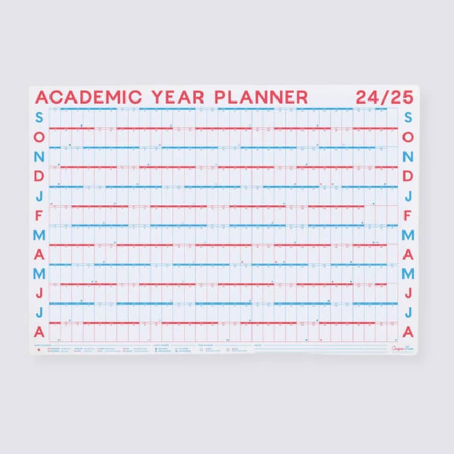Crispin Finn 2024-2025 Academic Year Wall Planner