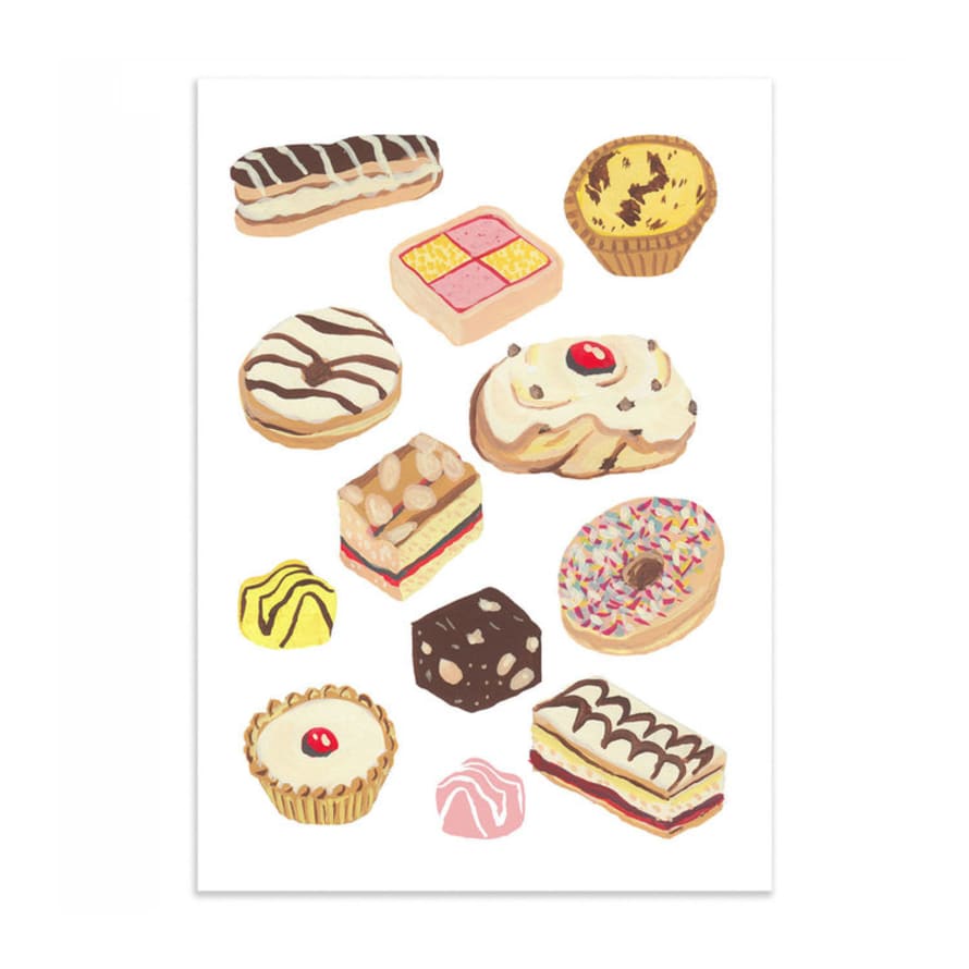 Cakes A4 Print