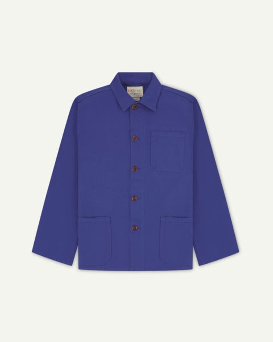 USKEES Ultra Blue Buttoned Jacket