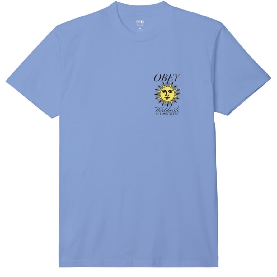OBEY Obey - T-shirt Bleu Ciel
