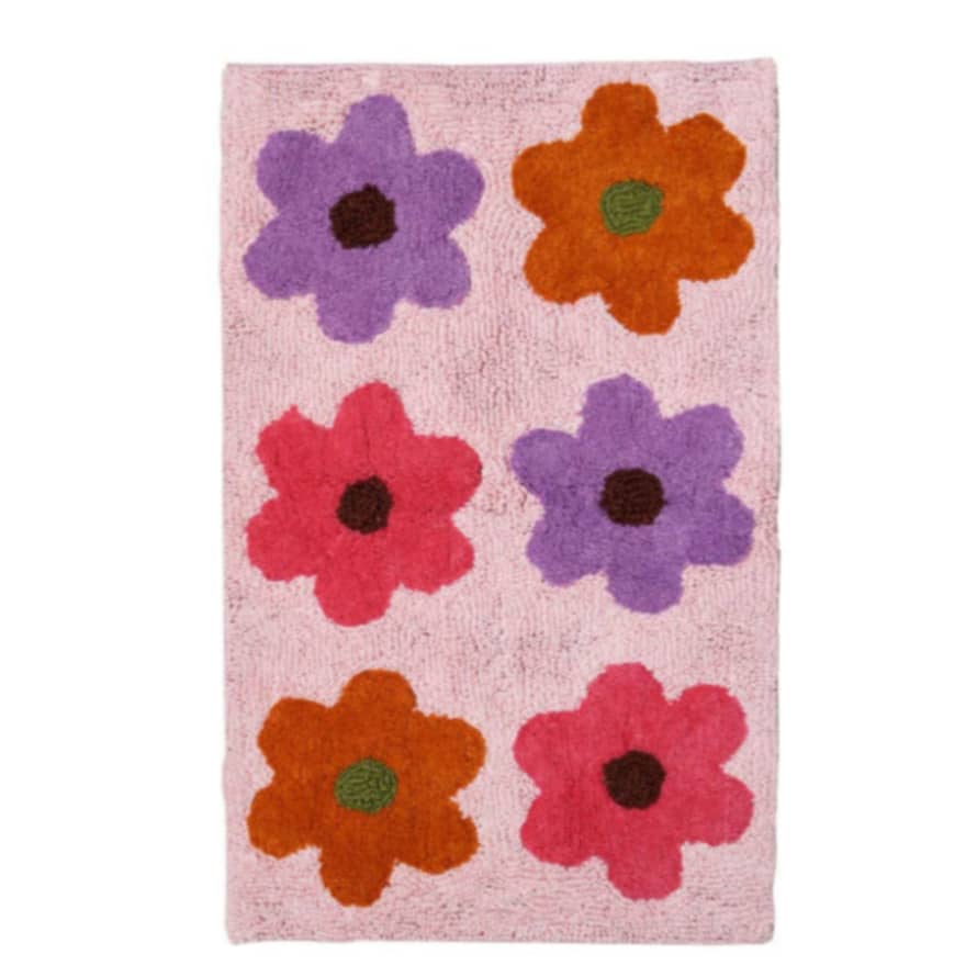 Mosey Me Candy Flowerbed Bath Mat