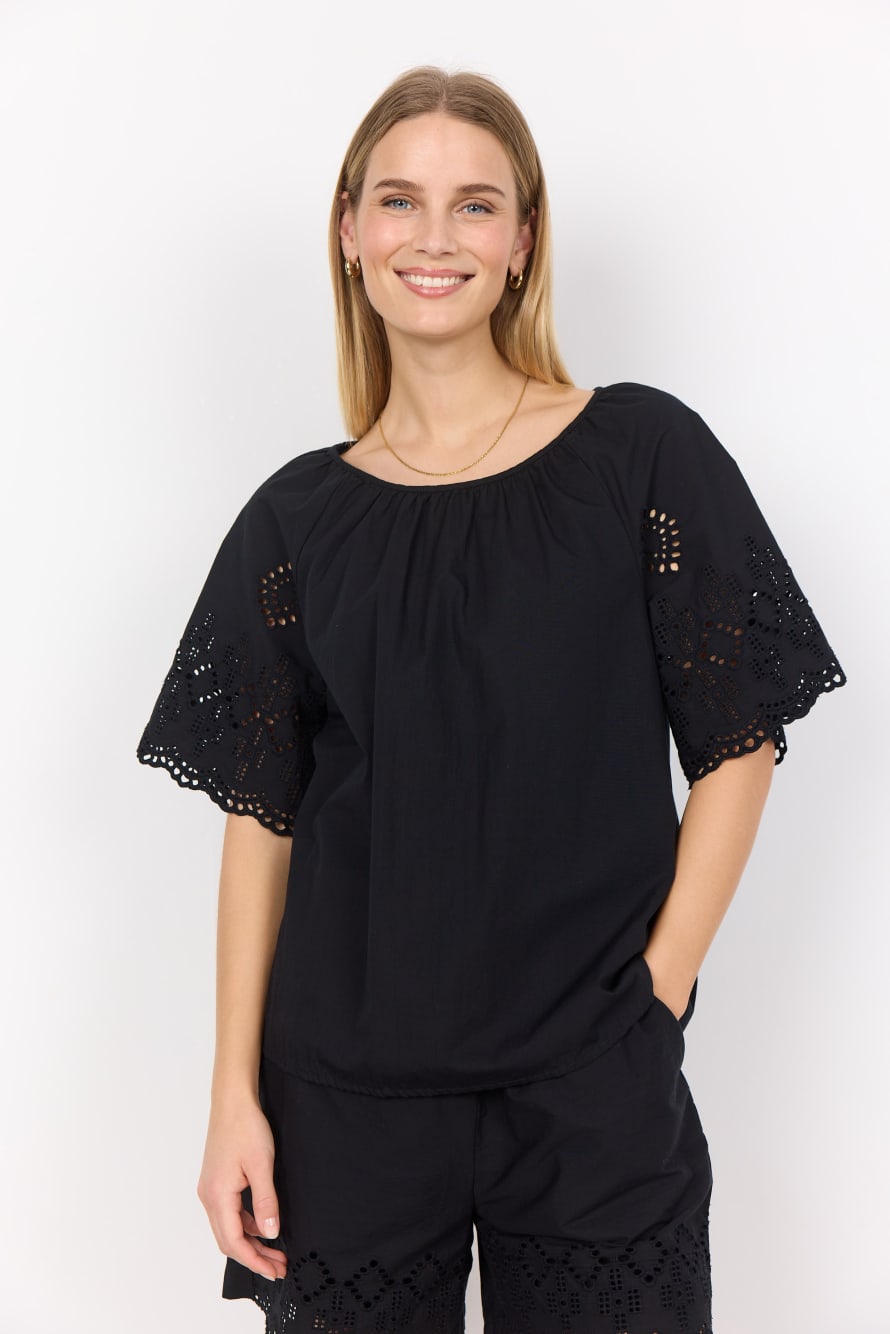 Soya Concept Milly Blouse In Black 40659
