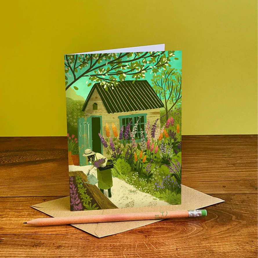 Emy Lou Holmes Cottage Garden Card