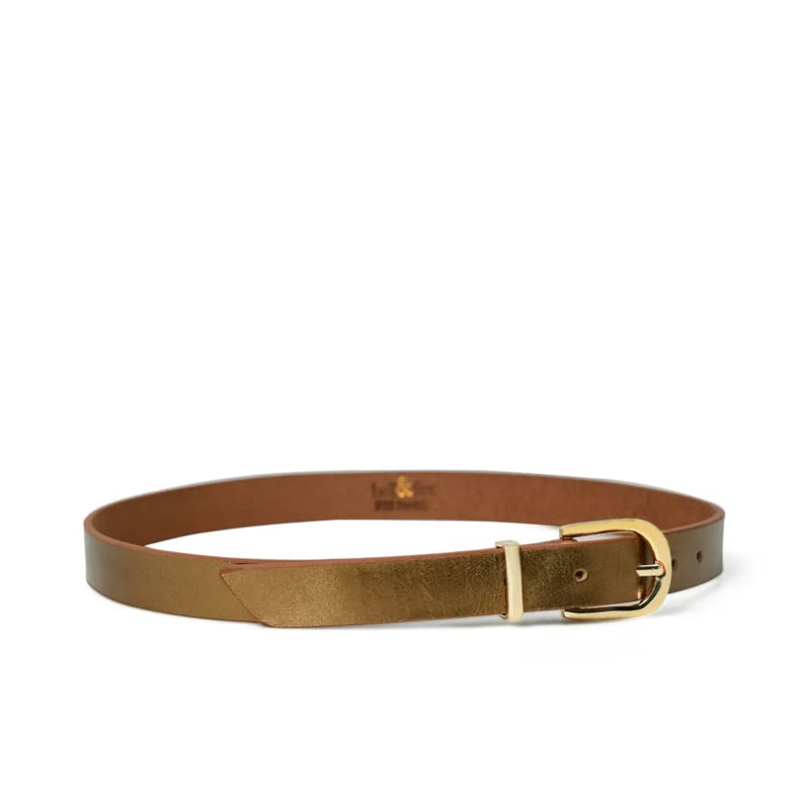 Bell & Fox Erina Leather Belt-bronze