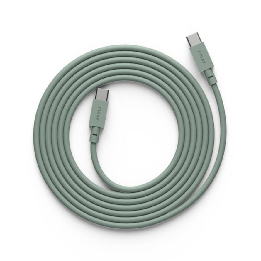 Avolt Cable 1 Oak Green Charging Cabel