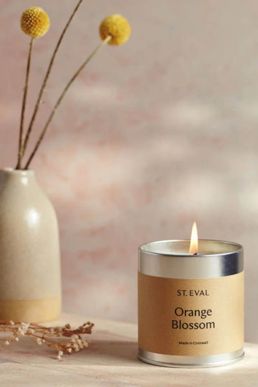 St Eval Orange Blossom Scented Tin