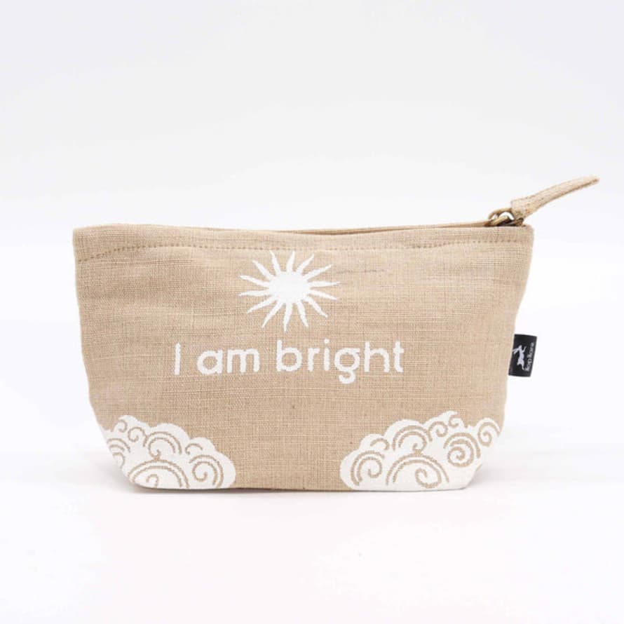 Ancient Wisdom Hop Hare Pouch I Am Bright