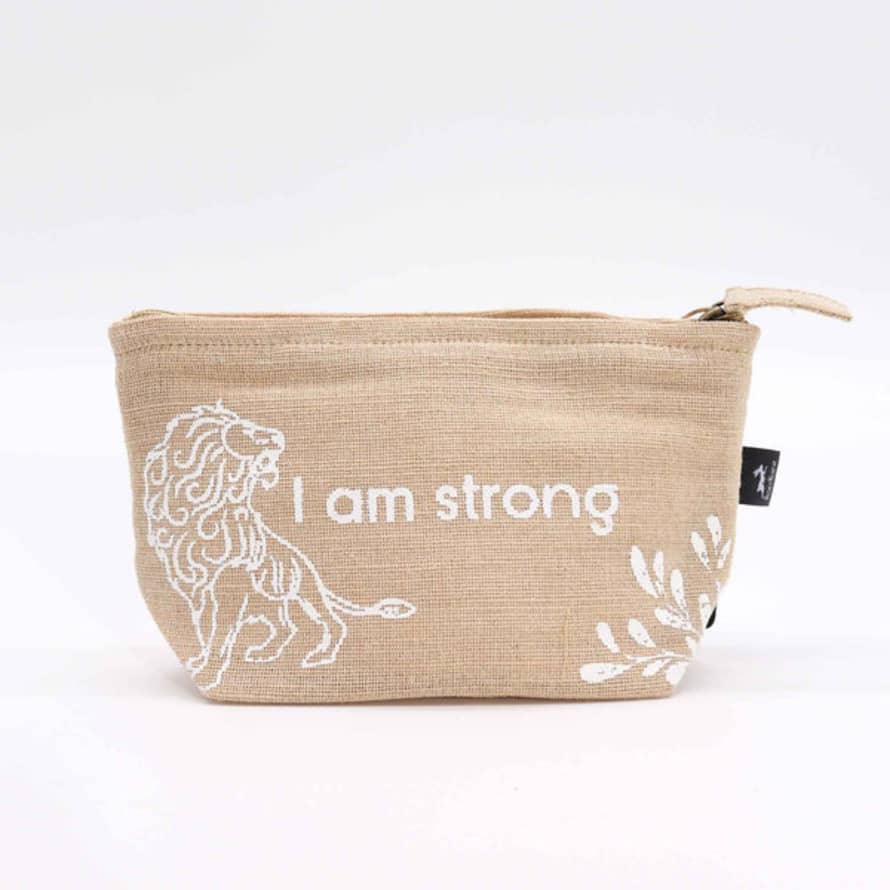 Ancient Wisdom Hop Hare Pouch I Am Strong