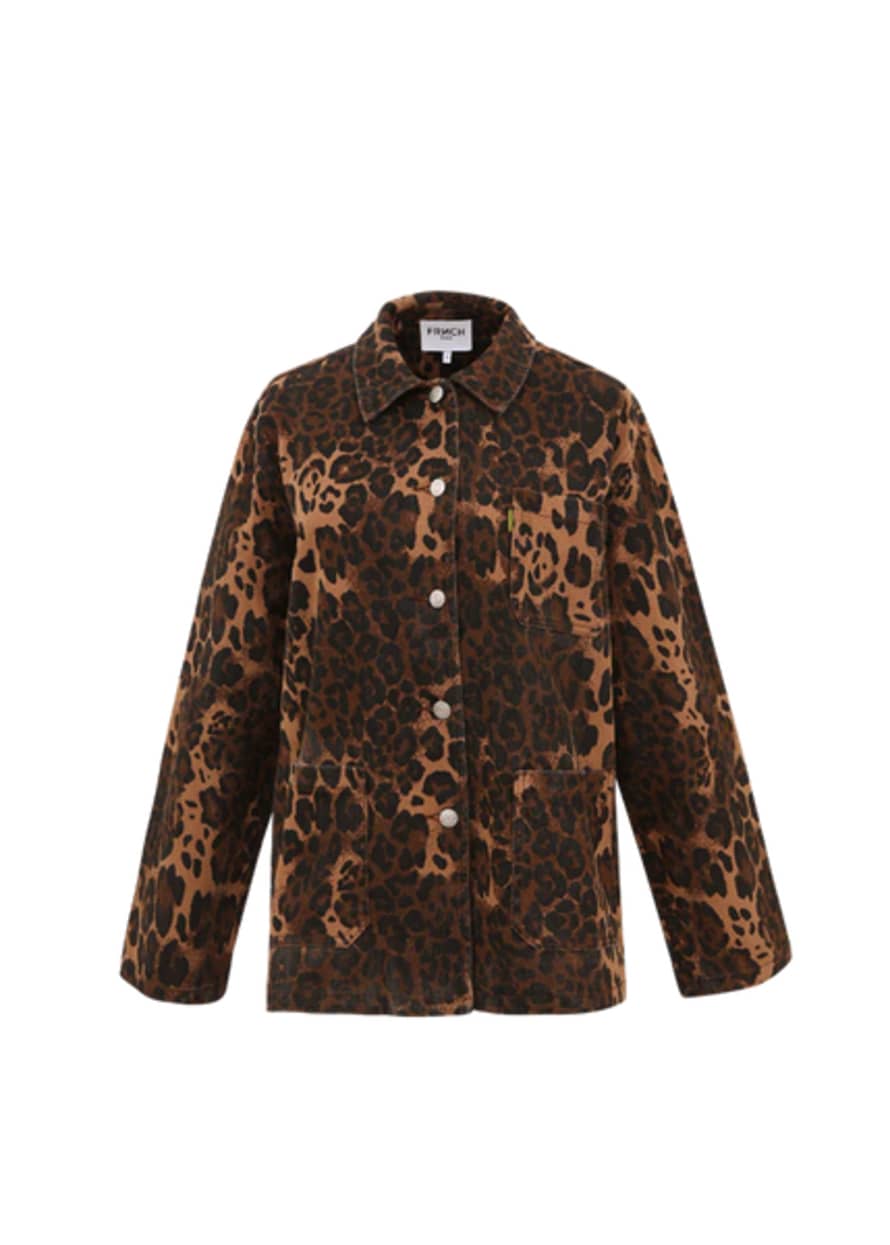 FRNCH Lais Leopard Print Jacket